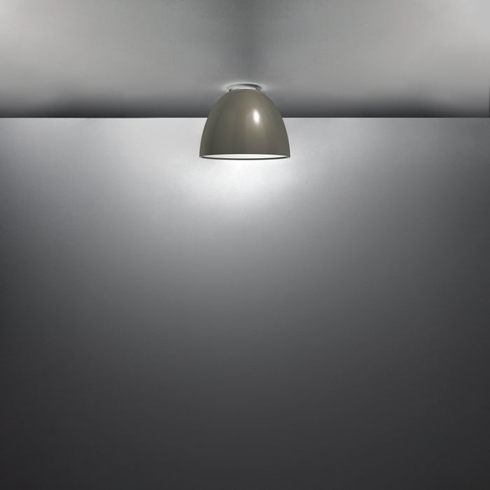 Nur Mini Gloss Flush Mount by Artemide  - Grey  Finish