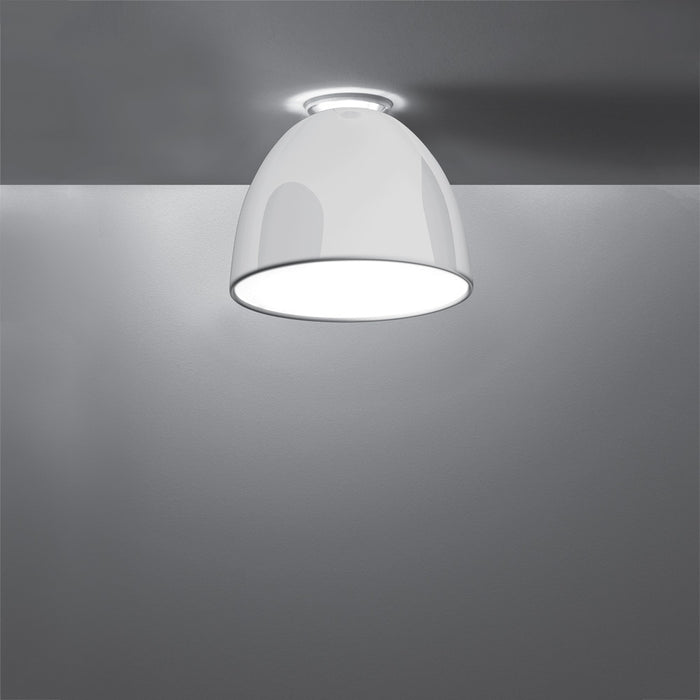 Nur Mini Gloss Flush Mount by Artemide  - White Finish