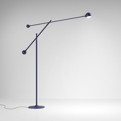 Ixa Arm Floor Lamp by Artemide  - Blue Finish