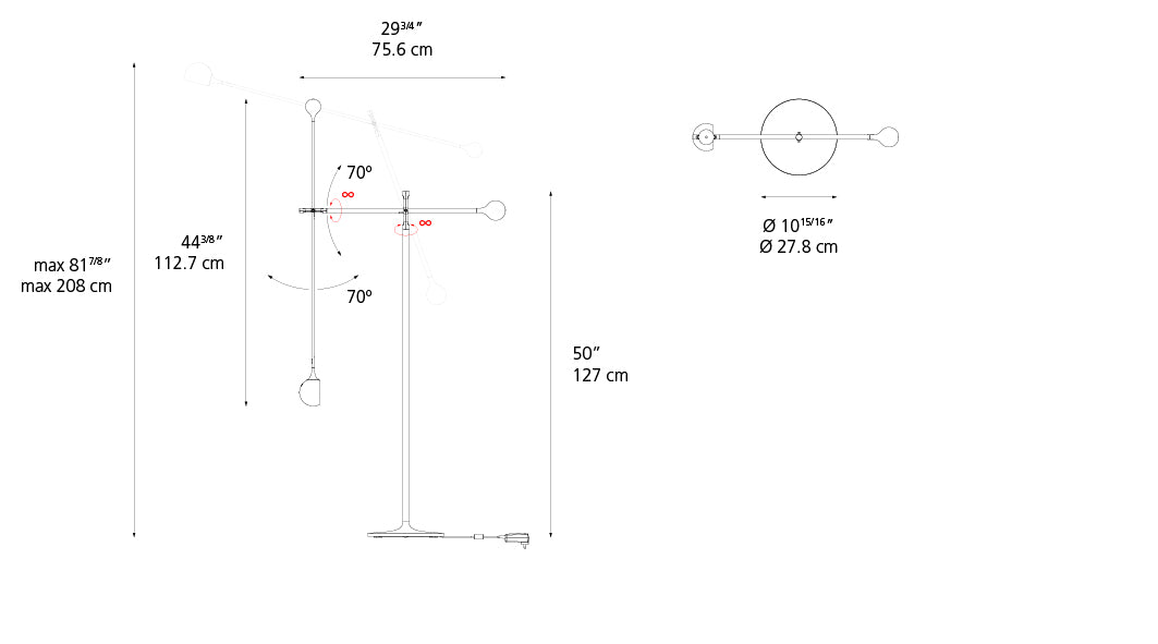 Ixa Arm Floor Lamp