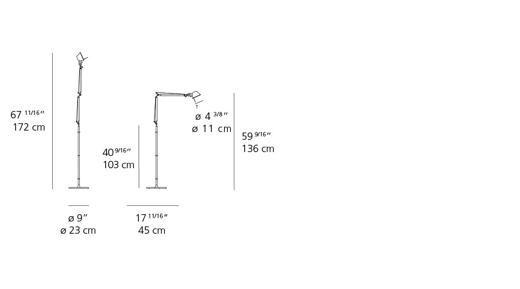 Tolomeo Micro Floor Lamp