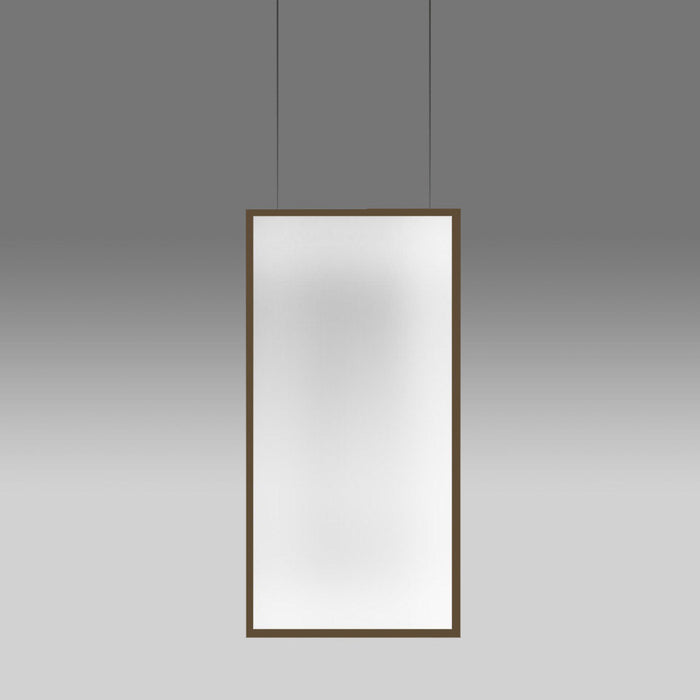 Discovery Space Rectangular Pendant by Artemide  - Bronze Finish