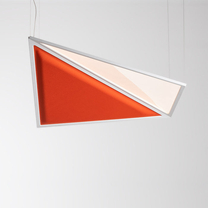 Flexia Pendant  by Artemide  - Orange Finish