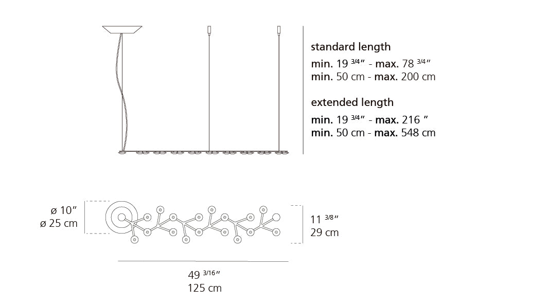 LED Net Line Suspension