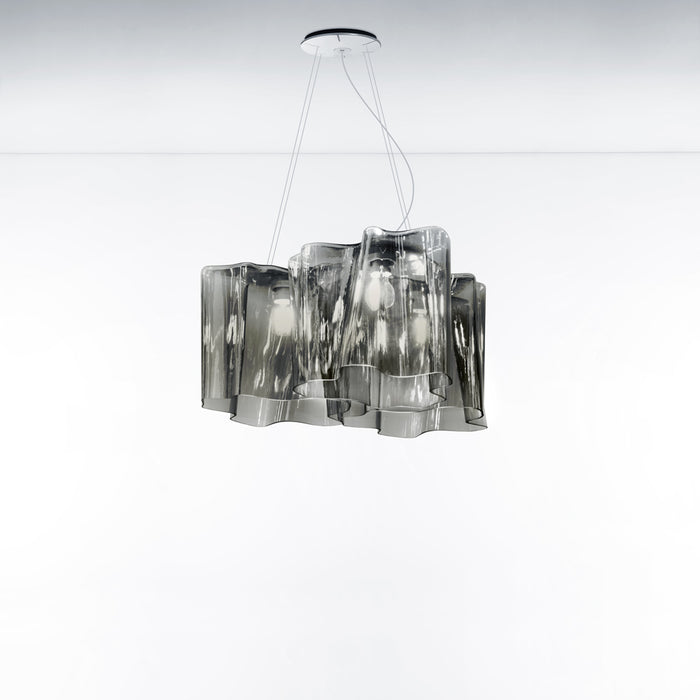 Logico Triple Nested Suspension by Artemide  - Grey Smoke Finish