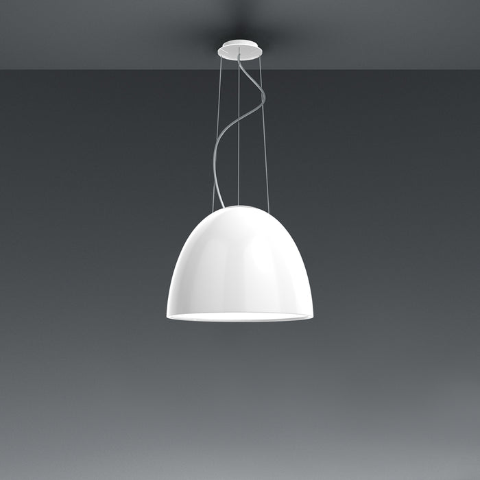 Nur Gloss Pendant  by Artemide  - Gloss White Finish
