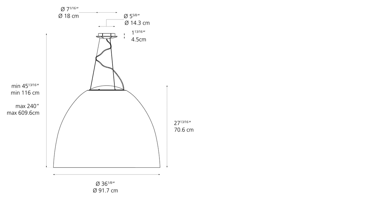 Nur 1618 Acoustic Pendant