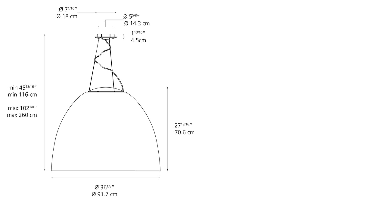 Nur 1618 Acoustic Pendant