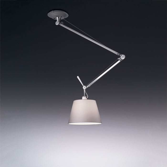 Tolomeo Shade Off Center Suspension by Artemide  - Grey Fiber Finish