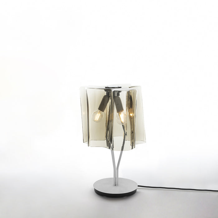 Logico Mini Table Lamp by Artemide  - Grey/Smoke Finish