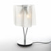 Logico Mini Table Lamp by Artemide  - Chrome/White Finish