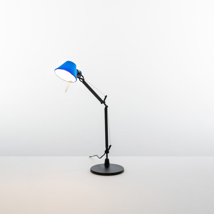 Tolomeo Micro Bicolor Desk Lamp by Artemide  - Blue Finish