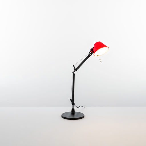 Tolomeo Micro Bicolor Desk Lamp by Artemide  - Red Finish
