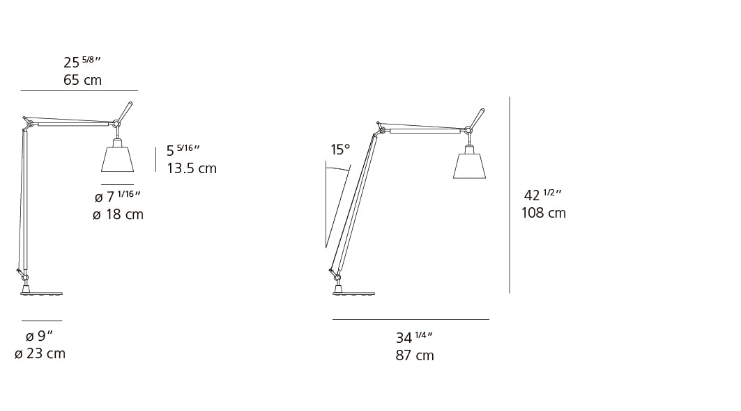 Tolomeo Shade Reading Floor Lamp