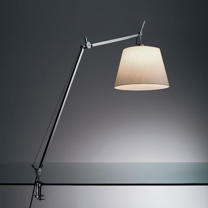 Tolomeo Mega Task Lamp with Clamp by Artemide  - Parchment Paper Finish