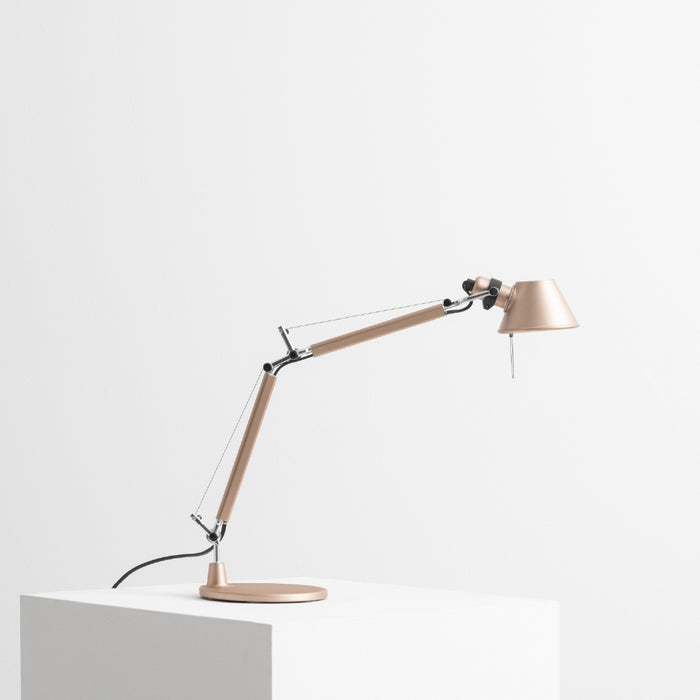 Tolomeo Micro Desk Lamp by Artemide  - Brushed Copper Finish