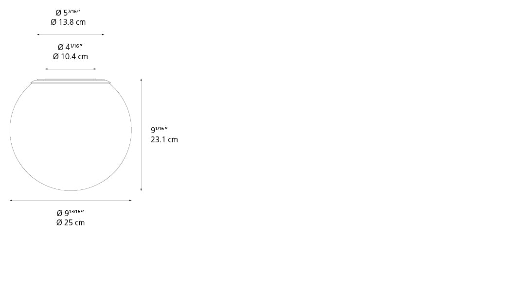 Dioscuri Wall / Ceiling Light
