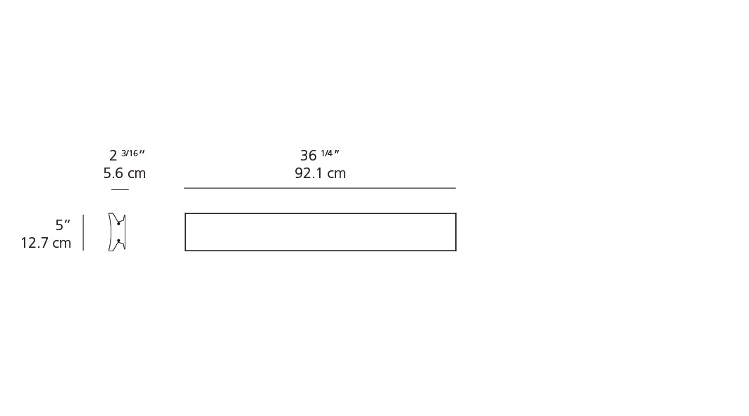 LineaCurve Dual Wall / Ceiling Light