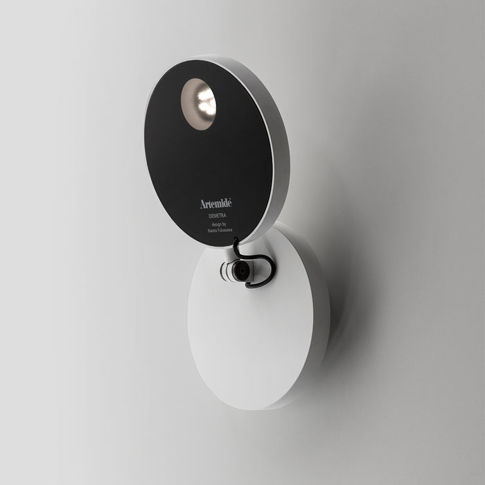 Demetra Spot Wall Light by Artemide  - White Finish