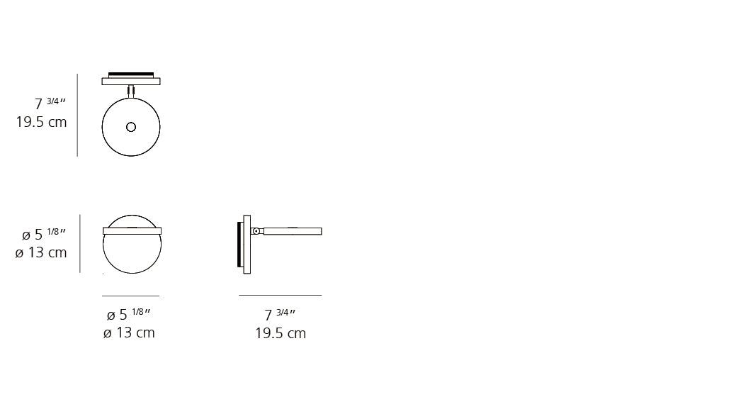 Demetra Spot Wall Light