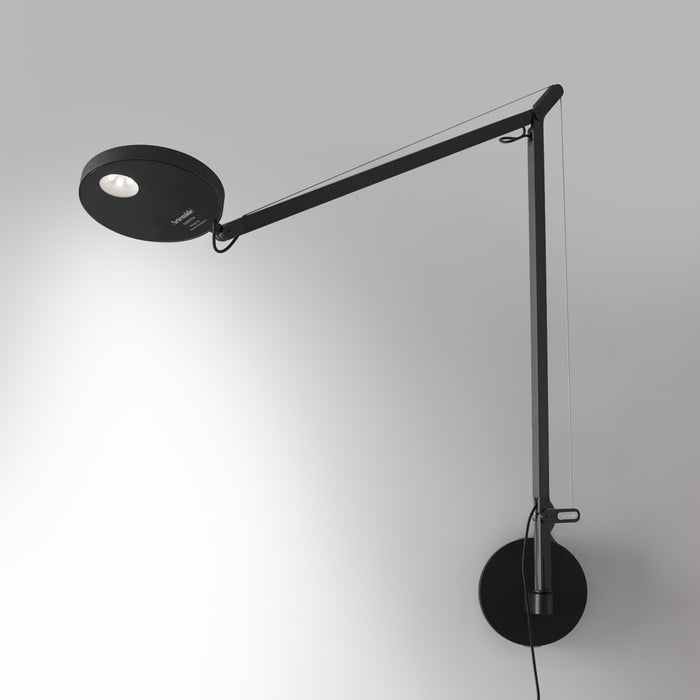 Demetra Plug In Swing Arm Wall Light
 by Artemide  - Anthracite Grey Finish