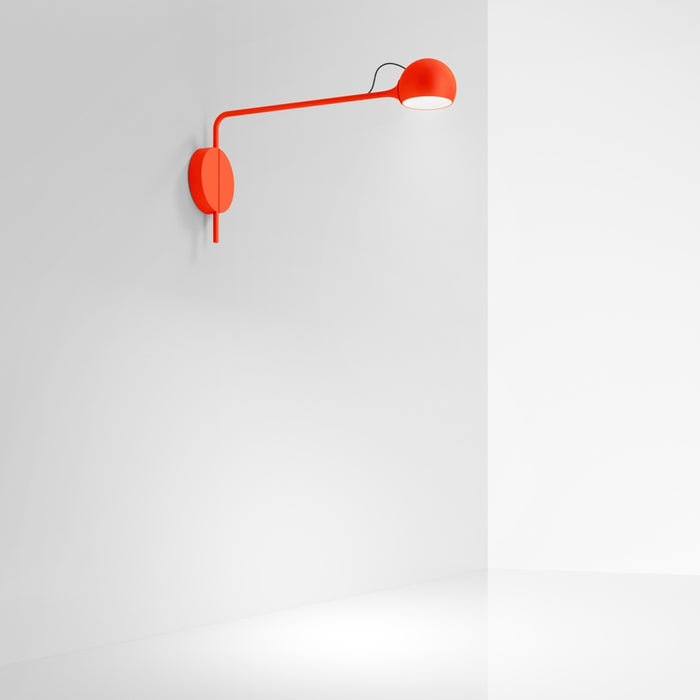 Ixa Wall Sconce by Artemide  - Red Finish