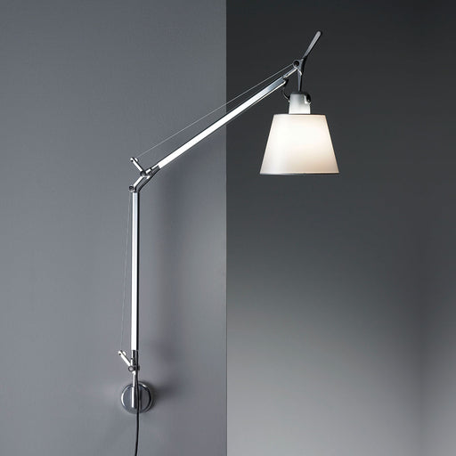 Tolomeo Shade Wall Light Plug In by Artemide  - Parchment Paper Finish
