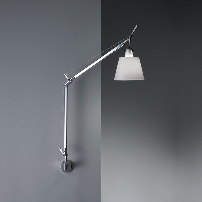 Tolomeo Shade Wall Light Hardwired
 by Artemide  - Grey Fiber Finish