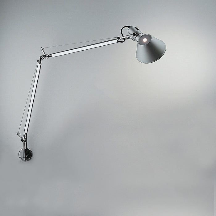 Tolomeo Classic Hardwire Wall Light by Artemide  - Aluminum Finish