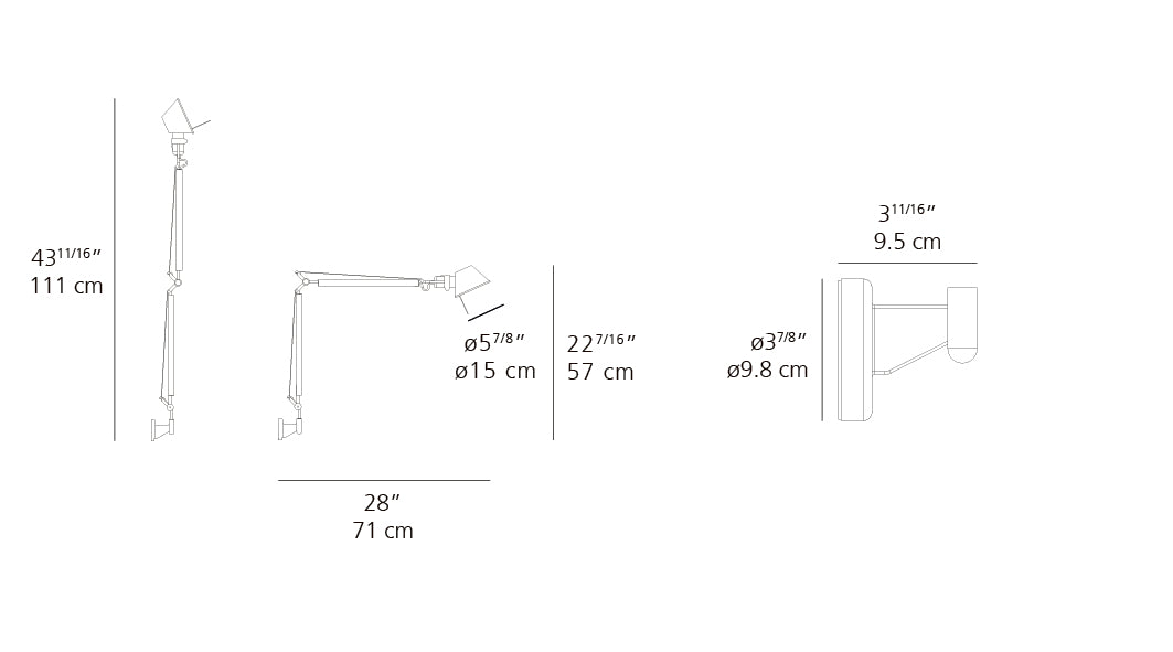 Tolomeo Mini LED Plug-In Wall Light