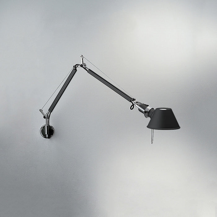 Tolomeo Mini Wall Light with J Bracket
 by Artemide  - Black Finish