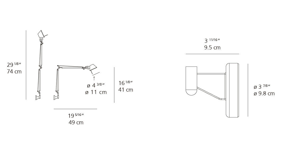 Tolomeo Micro Plug In Wall Light