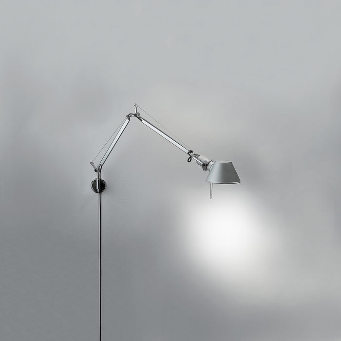 Tolomeo Micro Plug In Wall Light by Artemide  - Incandescent Finish