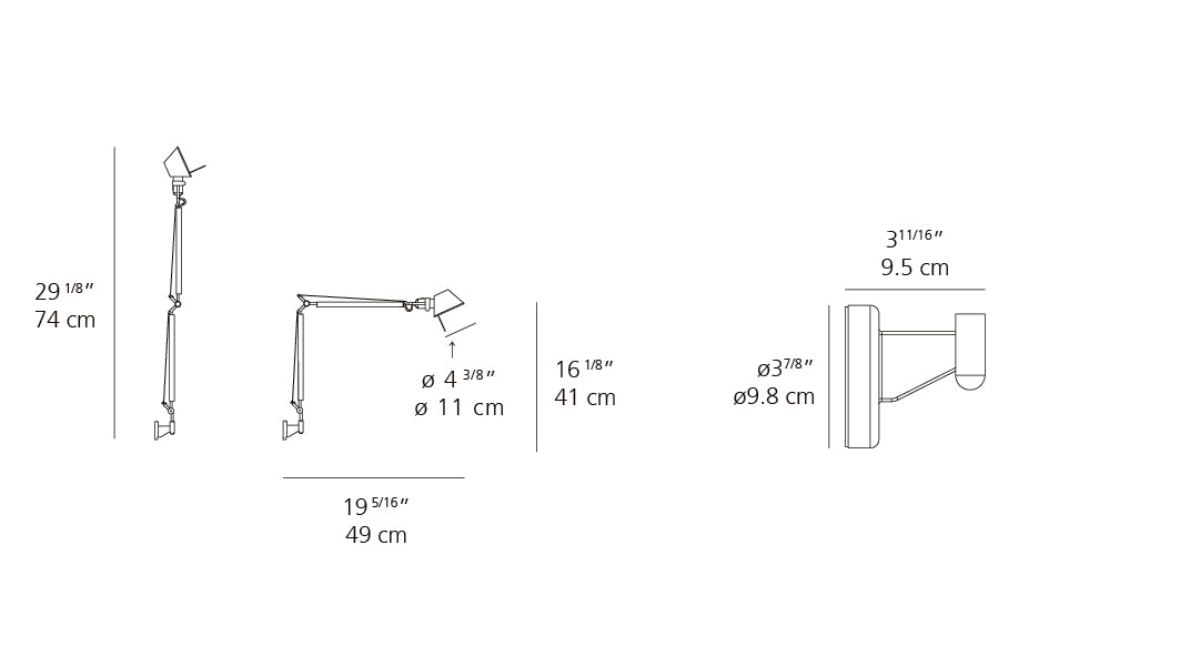 Tolomeo Micro Plug In Wall Light