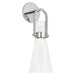 Larkin Conical Bracketed LED Wall Sconce polished nickel