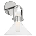 Load image into Gallery viewer, Larkin Empire Bracketed LED Wall Sconce polished nickel
