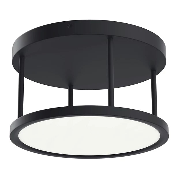 Lavi LED Semi-Flushmount - Matte Black