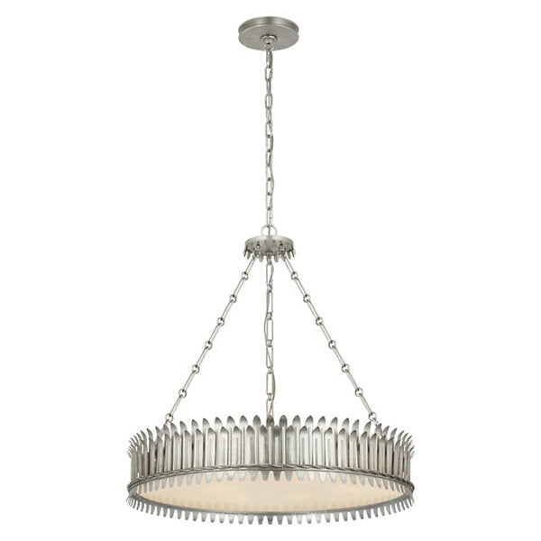 Leslie Chandelier silver leaf