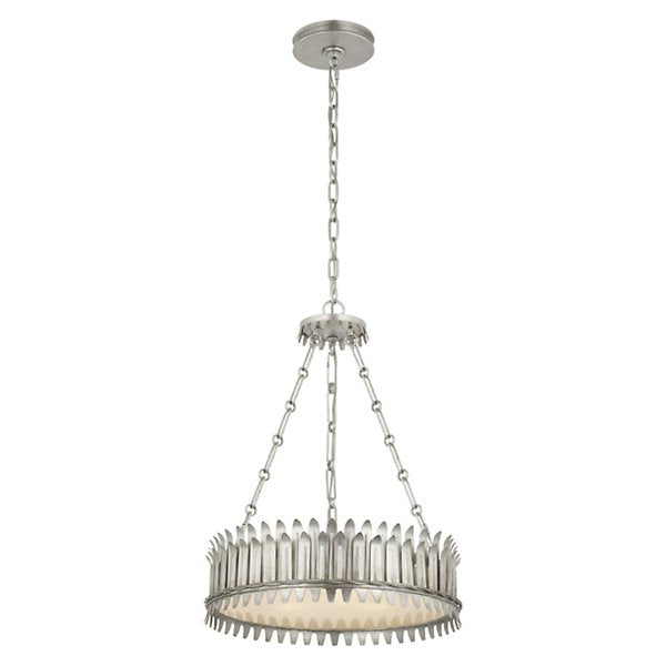 Leslie Chandelier silver leaf