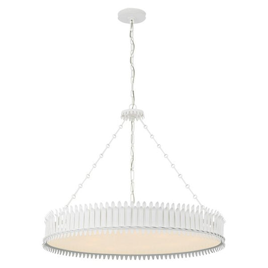 Leslie Chandelier plaster white