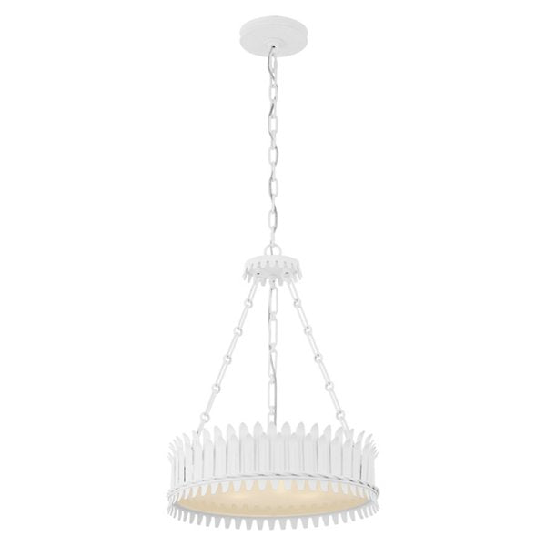 Leslie Chandelier plaster white