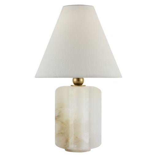 Lota Small Table Lamp brass alabaster