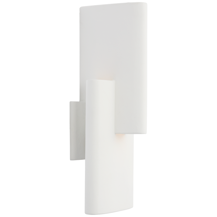 Lotura 16" Intersecting Sconce White finish