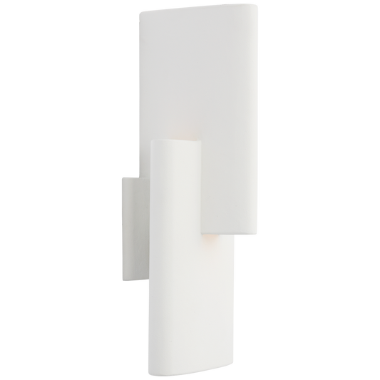 Lotura 16" Intersecting Sconce White finish