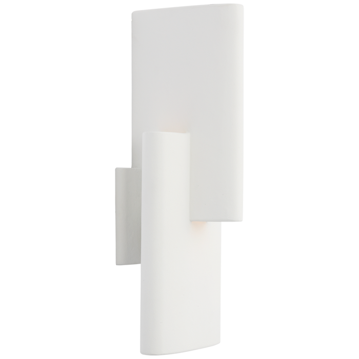 Lotura 16" Intersecting Sconce White finish