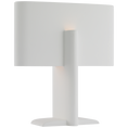 Load image into Gallery viewer, Lotura 17" Intersecting Table Lamp White Finish
