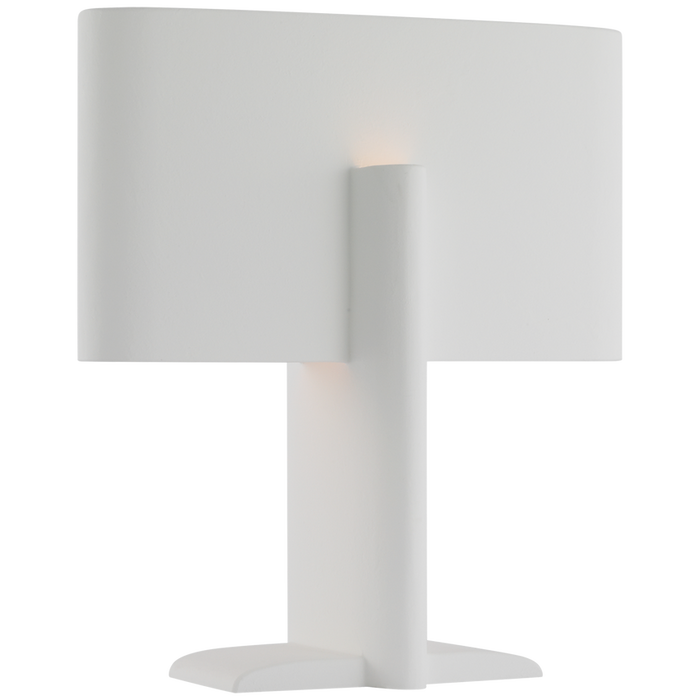 Lotura 17" Intersecting Table Lamp White Finish