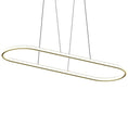 Load image into Gallery viewer, Luna Racetrack LED Pendant - Brass
