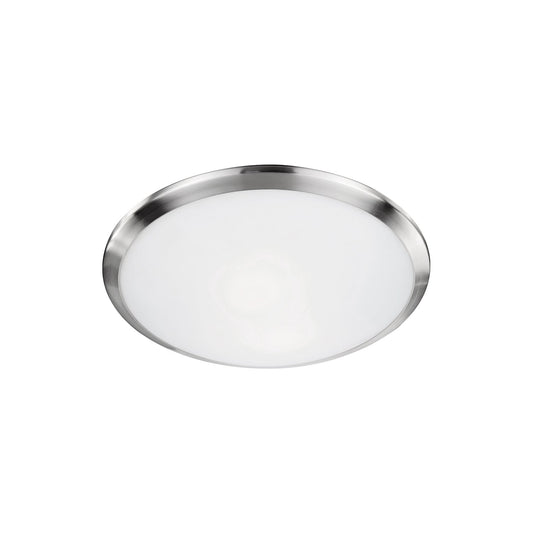 Malta Flush Mount in Brushed Nickel Finish | Kuzco Lighting