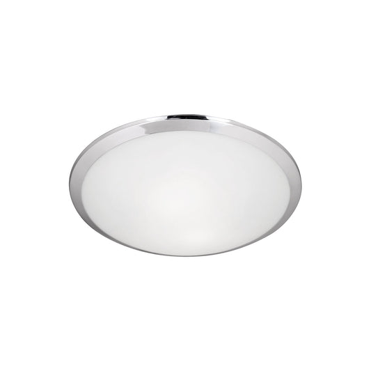 Malta Flush Mount in Chrome Finish | Kuzco Lighting